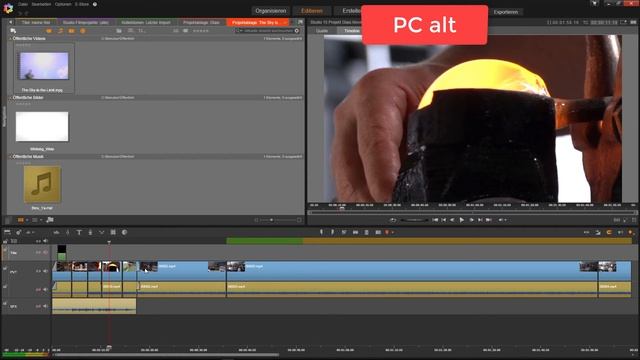Pinnacle Studio Projekt von PC zu PC übertragen und auf einer neuen Version öffnen Video Tutorial смотреть онлайн