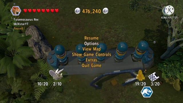 How to get the T-rex into the main area in Lego Jurassic world!!! смотреть онлайн