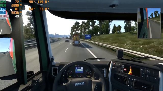 EURO TRUCK SIMULATOR 2 | WINDOWS 11 | i5 3470 | RX 570 | BENCHMARK | PC TEST смотреть онлайн