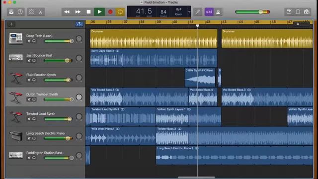 Fluid Emotional (GarageBand MacOS) смотреть онлайн