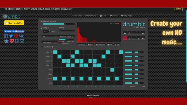 Online Drum Machine | Best Drum Pad Online 2023 | Create Music Online смотреть онлайн