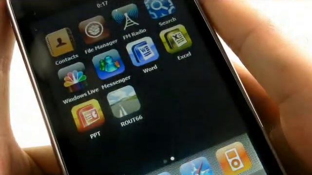 Ciphone C8 3.5 inch Quadband windows mobile 6.1 smart phone with WIFI GPS смотреть онлайн