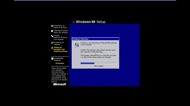 Timelapse: Installing Windows 98 Pre-RC1 (Build 1693) смотреть онлайн