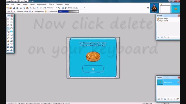 How to cut out a portion of a picture on Paint.net смотреть онлайн