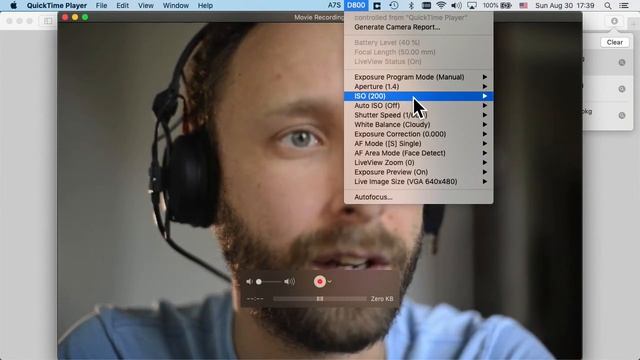 DSLR as webcam on a Mac: Tutorial with PTP Webcam смотреть онлайн