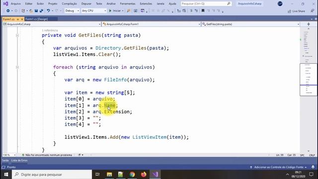 C#, obter informações do arquivo. C Sharp Windows Form смотреть онлайн