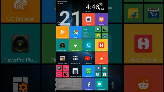 Beautiful Windows 10 Launcher for Android. смотреть онлайн