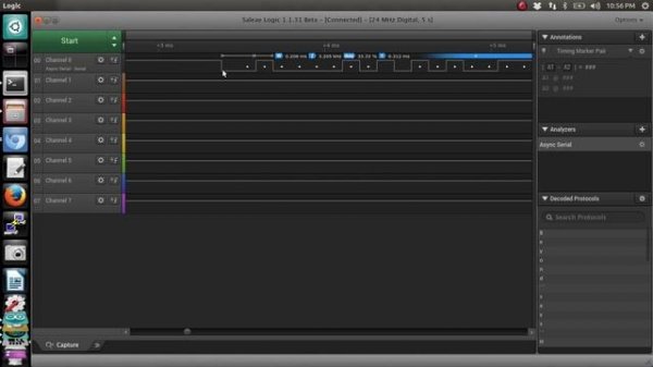 saleae Logic Analyzer:Serial Sniffing