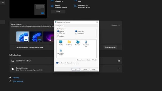 Fix Recycle Bin icon missing from Desktop | Windows 11 | This PC + More смотреть онлайн