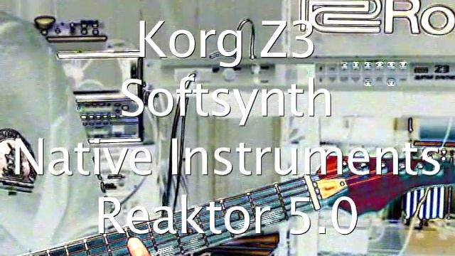 Korg Z3 Vintage FM Guitar Syntheizer - Pitch to MIDI смотреть онлайн