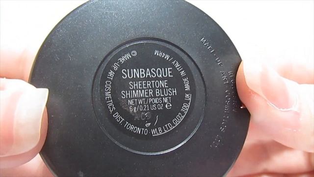 SUNBASQUE SHEERTONE SHIMMER BLUSH MAC | Detalhes da embalagem & produto смотреть онлайн