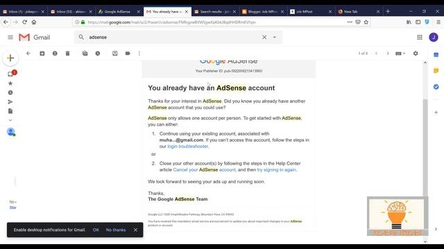 We're working on setting you up Solution 100% || You already have an existing AdSense account смотреть онлайн