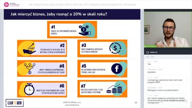 Jak mierzyć biznes, żeby rosnąć o 20% w skali roku: KPI i wskaźniki – Lean To Win | Webinar IFR смотреть онлайн