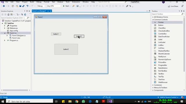 Visual Studio Tour Part 2 | How To Save, Customize and Run A Windows Form App Project | C# Tutoria смотреть онлайн