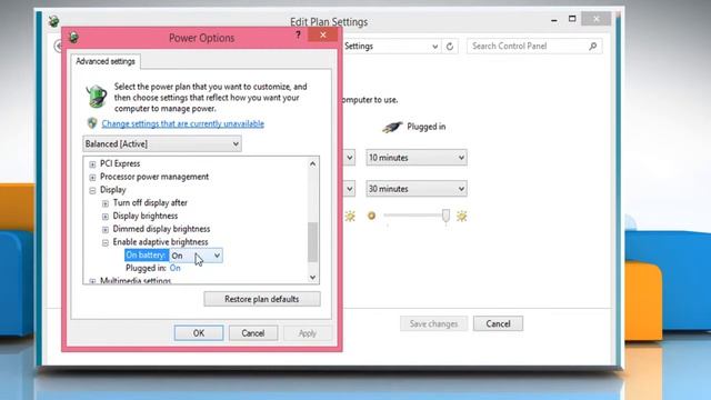 How to turn off auto brightness in a Windows® 8.1 PC смотреть онлайн