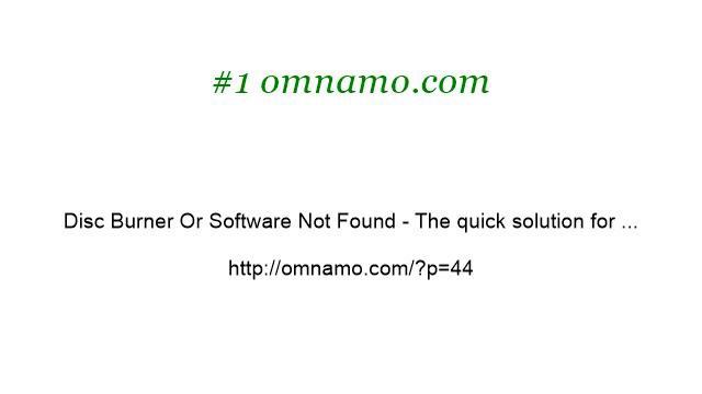 How-To Fix Itunes 8 If The Burner Software Is Not Found смотреть онлайн