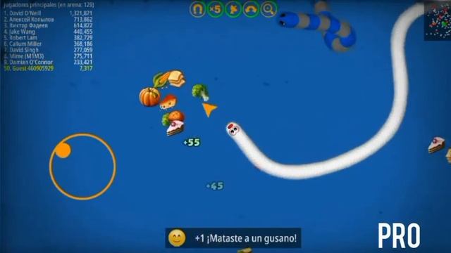 Worms Zone .io- [gameplay walkthrough]-NOOB vs PRO vs HACKER смотреть онлайн