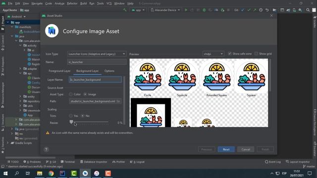 CÓMO PONER UN ICONO A NUESTRA APP EN ANDROID STUDIO смотреть онлайн