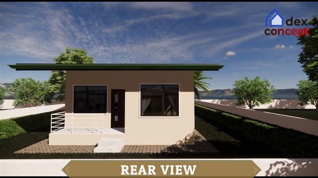 BUNGALOW HOUSE DESIGN WITH 2 BEDROOMS смотреть онлайн