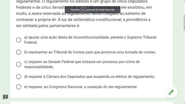 FGV 01 - Q 01 (Poder Legislativo) смотреть онлайн