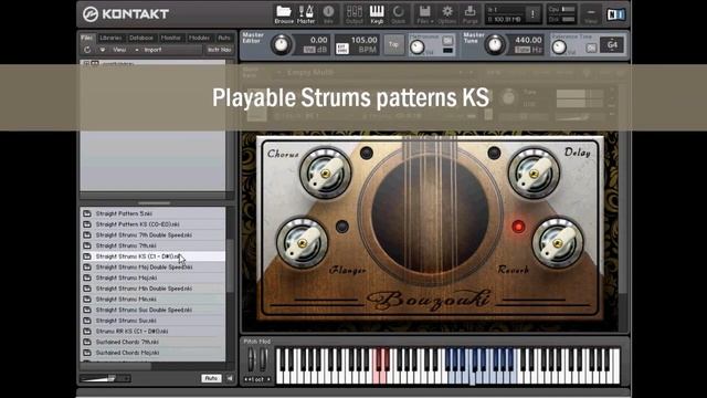 Indie Bouzouki // Native Instruments Kontakt // Rhythmic Patches смотреть онлайн