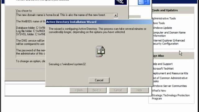 Active Directory installation смотреть онлайн