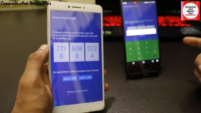How to share your android mobile screen with your friends mobile by Computer And Mobile Tips смотреть онлайн