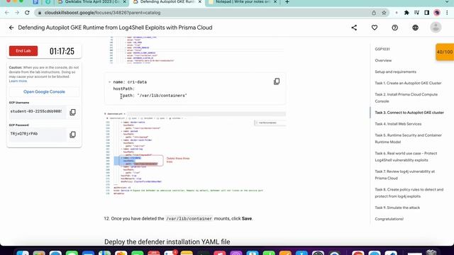 Defending Autopilot GKE Runtime from Log4Shell Exploits with Prisma Cloud || #qwiklabs || #GSP1031 смотреть онлайн