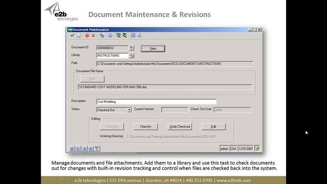 Document Management for Sage 500 ERP - e2b teknologies LunchByte Webcast Series смотреть онлайн