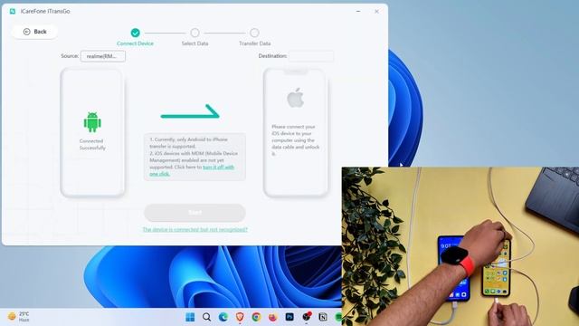 How to Transfer Photos videos and files from iPhone to Android without resetting смотреть онлайн