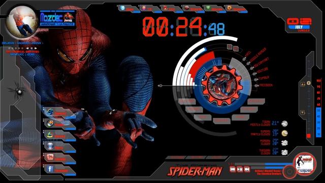 Spider Man Windows 7 Theme 2012 MozdeC смотреть онлайн