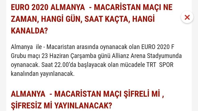 Almanya - Macaristan milli maçı ne zaman, hangi kanalda, saat kaçta? смотреть онлайн