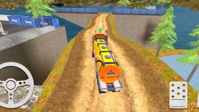 Oil Tanker Transport offroad Truck Driver - Oil Truck Driving 3d Game - Kids Games смотреть онлайн