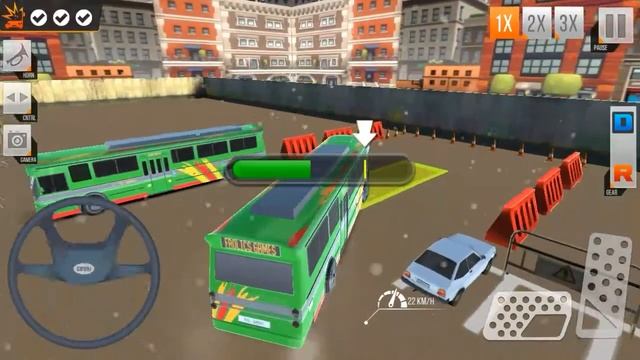 Modern Bus Drive Parking 3D - Geem Games - | Android Gameplay | #29 смотреть онлайн