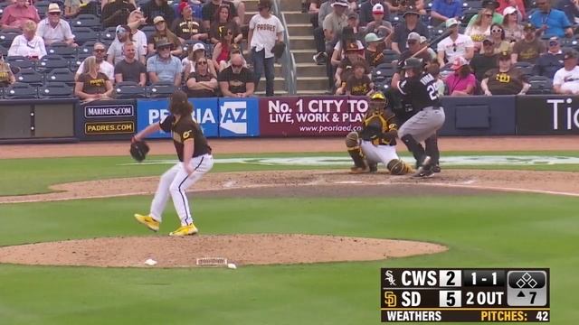 HIGHLIGHTS: Jake Burger blasts 2 homers in loss to Padres (3.11.23) смотреть онлайн