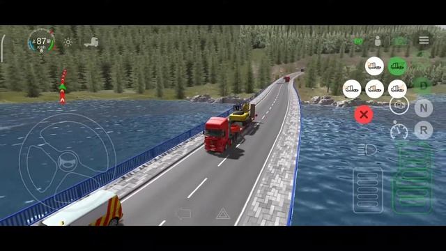 Universal Truck Simulator | Scania 8x4 Heavy Haul | Excavator Machine | Truck Game смотреть онлайн