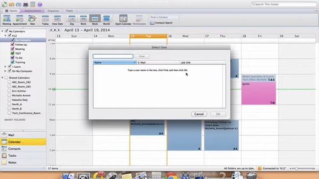 Adding an Outlook Calendar on MacBook смотреть онлайн