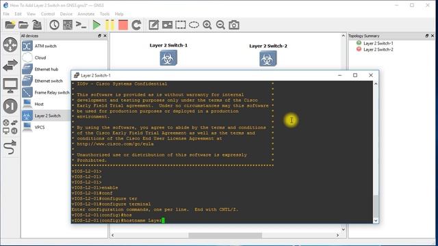 How To add Layer 2 Switch IOS Image on GNS3 | GNS3 L2 IOU VM | Cisco Switch Easy Step by Step смотреть онлайн