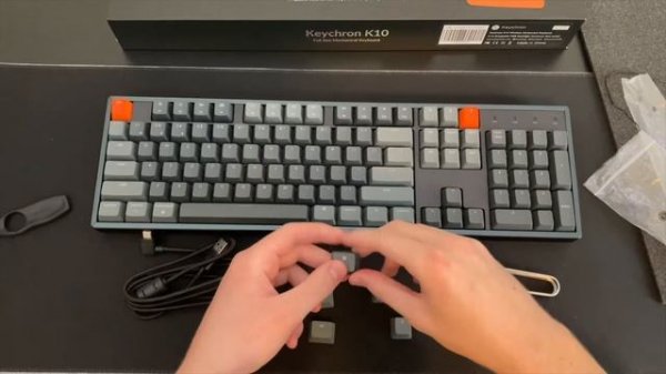 Keychron K10 Review - Mechanical Wireless Hotswap RGB Keyboard