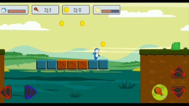 Play old Doraemon game Doraemon vs Oggy on Android phone смотреть онлайн