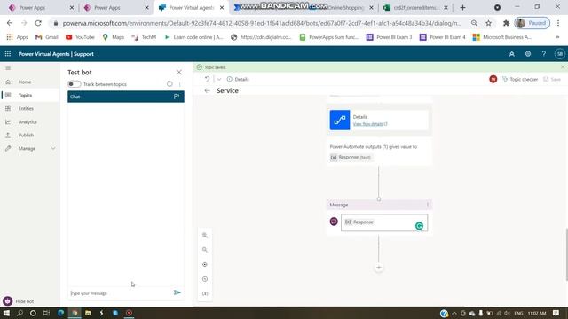 Create Chatbot using Power Virtual Agent | Embed Chatbot in Canvas Application смотреть онлайн