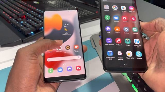 Android 11 Rom vs Android 10 Rom - Galaxy S9+ vs Note 8 смотреть онлайн