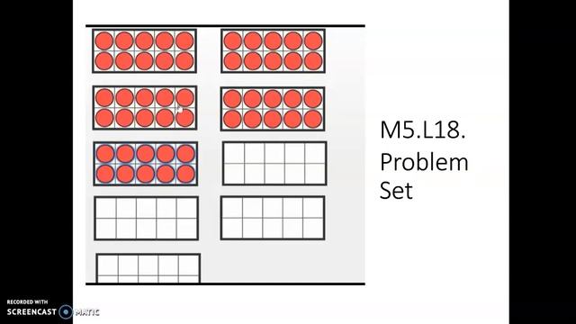 Math Module 5 Lesson 18 Application Problem, Youtube video on Concept development and problem set. смотреть онлайн