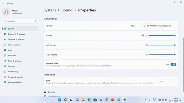 Enable Audio Enhancement on Windows 11 смотреть онлайн