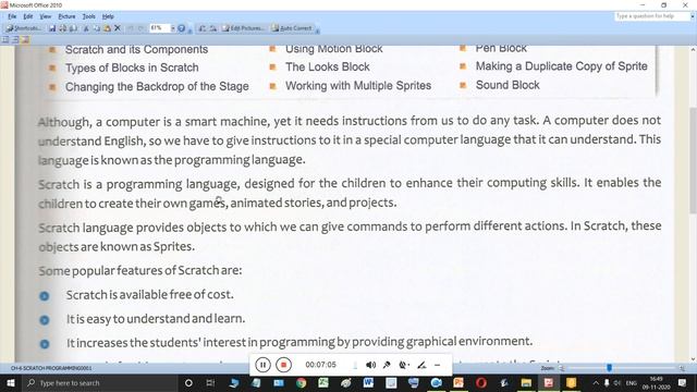 CLASS 6 | CH-6 | SCRATCH PROGRAMMING: INTRODUCTION TO GAME CREATION | HOW TO INSTALL SCRATCH Part-1 смотреть онлайн