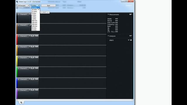 Saleae 8ch 24MHz Logic Analyzer- Logikai Analizátor (magyarul)
