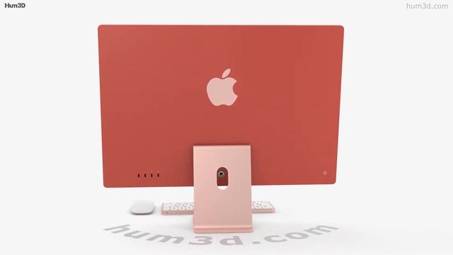 Apple iMac 24-inch 2021 Pink 3D model by 3DModels.org смотреть онлайн