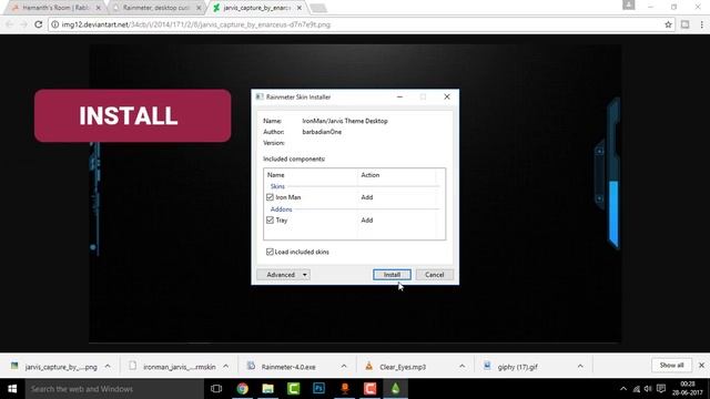 Jarvis (IRON MAN) Theme pack on windows 10/7/8/8.1 (Great Look)😍😍 смотреть онлайн