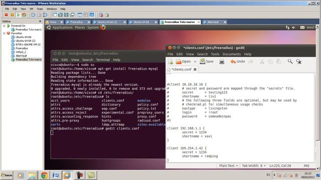 Freeradius con autenticación por archivo de texto смотреть онлайн