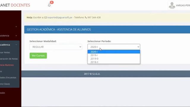 TUTORIAL INTRANET DOCENTES l ASISTENCIA l JAGUAR SOFT смотреть онлайн